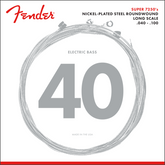 7250 Bass Strings, Nickel Plated Steel, Long Scale, 7250L .040-.100 Gauges, (4)